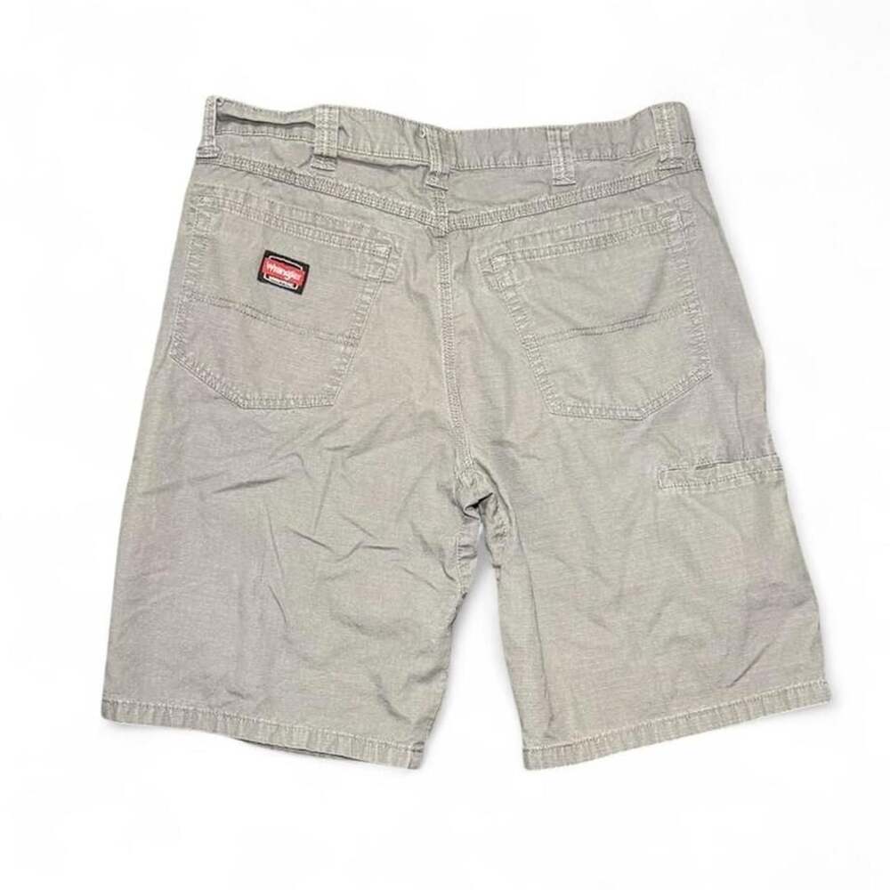 Vintage Wrangler Utility Cargo Shorts Grey Size 34